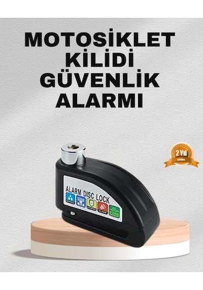 Ekonomik Alarm Disk Kilidi Motosiklet Scooter Bisiklet Güvenlik - Lisinya