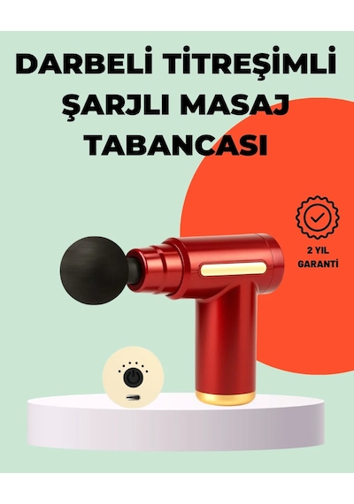 Titreşimli Kas Masaj Aleti 6 Kademe Güçlü Masaj Deneyimi Çok Renkli