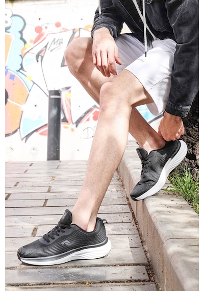 Jump 29578 Siyah Erkek Sneaker Günlük Spor Ayakkabı