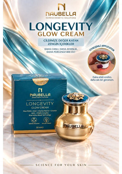 Longevıty Glow Cream Pdrn Etkili Yaşlanma Karşıtı Titreşimli Kırmızı Led Masajlı Krem