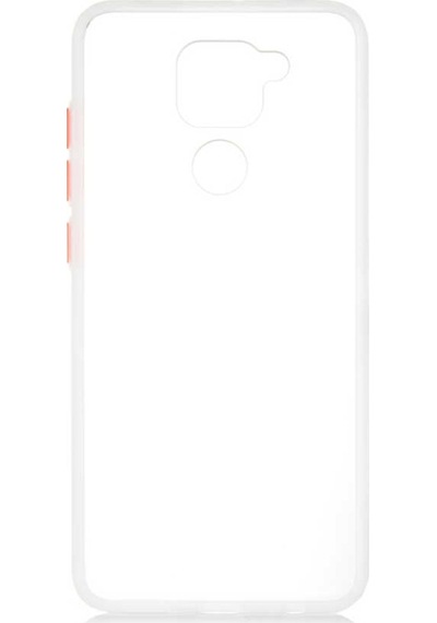 Xiaomi Redmi Note 9 Kılıf Zore Fri Mat Yüzey Renkli Kenar Kılıf