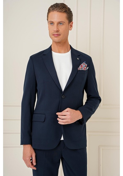 Efor C 691 Slim Fit Lacivert Spor Ceket Lacivert