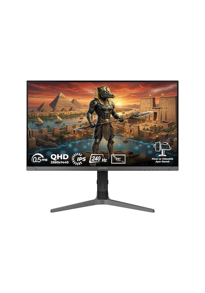 Gameraider Sobek Gr27q24ı 27 İnç 240hz 0.5ms 2k Qhd Adaptive Sync Ips Pivot Gaming Monitör