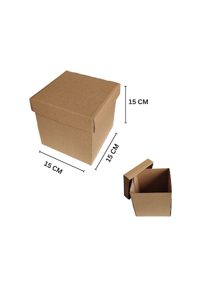 Kapaklı E-ticaret Hediye Kutusu, Kraft Kare Kargo Paketleme Kutus Diğer