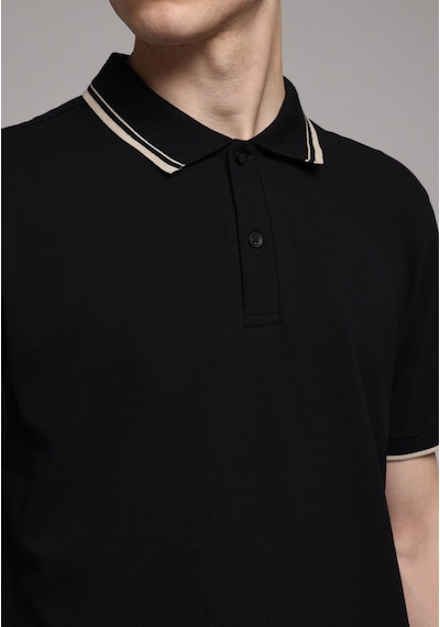 Colin's Colins Regular Fit Polo Yaka Düz Erkek Siyah Kısa Kol Tişört Cl1080027 Q1.v2 Blk