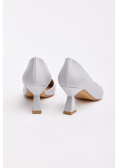Derinet Kısa Topuk Saten Kadın Stiletto 001