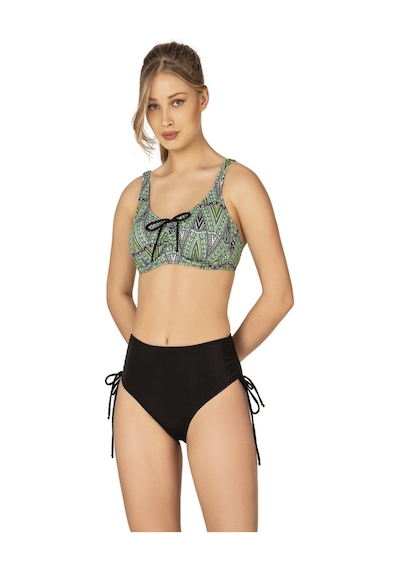 Endeep Kadın Büyük Beden Balenli Destekli Bağlama Detaylı Yeşil Desenli Bikini Takımı-yeşil Yeşil Endeep Kadın Büyük Beden Balenli Destekli Bağlama Detaylı Yeşil Desenli Bikini Takımı-yeşil Yeşil