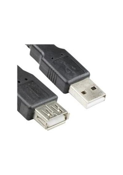 Vcom Cu202-b-1.8 Siyah 1.8mt Usb 2.0 Uzatma Kablosu Kdo