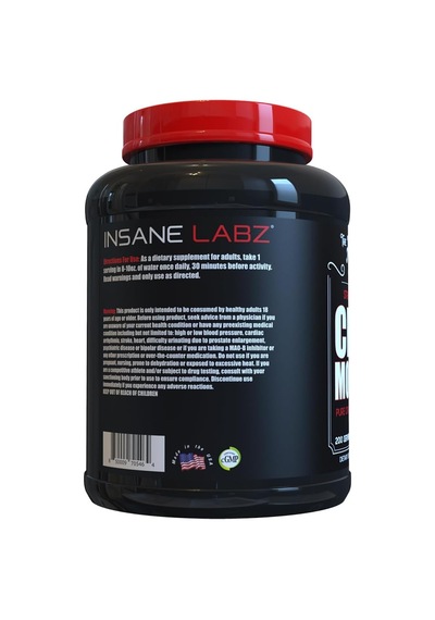 Insane Labz Insane Creatine Monohydrate Post Workout Strength Size Power 1 Kg 200 Servings - Kreatin Aromasız
