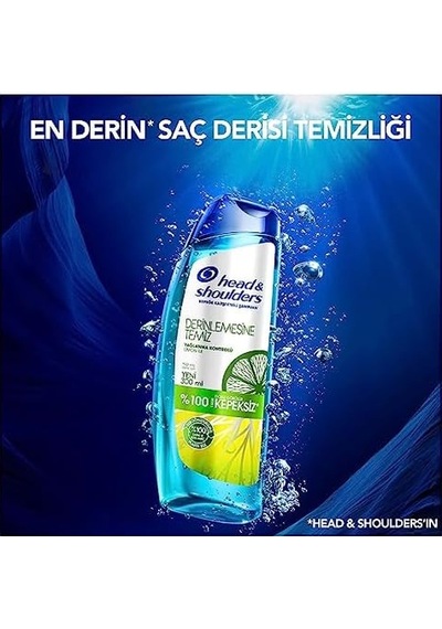 & Shoulders Derinlemesine Temizlik Şampuan Yağlanma Kontrolü Limon 300 Ml