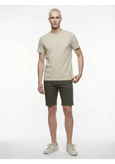 Regular Fit Erkek Tshirt K.kol Light Beige