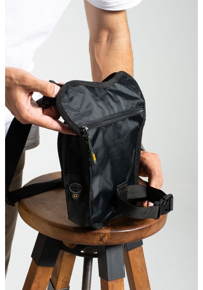 Mega Bag The Northwest Erkek Çantası Motorcu Çantası Siyah