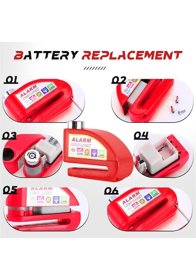 Motosiklet Alarm Disk Fren Kilidi,motosiklet Disk Kilidi