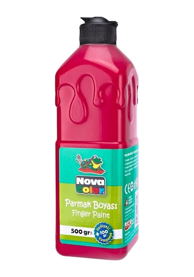 Nova Color Nc-371 Parmak Boyası 500gr Kırmızı Karışık