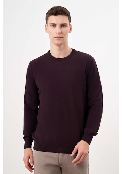 Morven Erkek Mor Basic Bisiklet Yaka Dynamic Fit Rahat Kesim Triko 26kc017006309 Mor Mor
