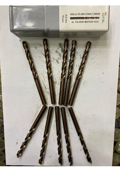 Gfb Hss-cobalt Matkap Ucu 8 MM 10adet