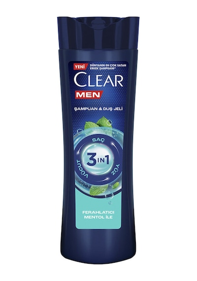 2 Adet Clear Men Cool Sport 3in1 Şampuan 350 Ml
