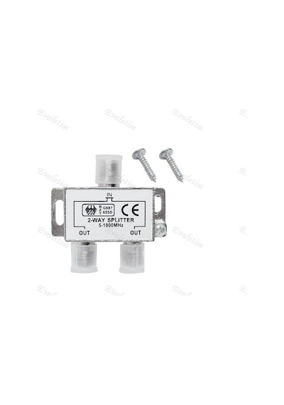 2'li Uydu Splitter Kablo Tv Rg6 4818A Çoklayıcı Dağıtıcı Anten Çanak