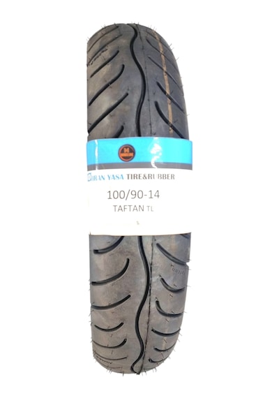 Iran Yasa Tıre&Rubber 100-90-14 Tl Taftan (Dubleks) (İç Lastiksiz Tip) Ön/Arka Motosiklet Lastiği