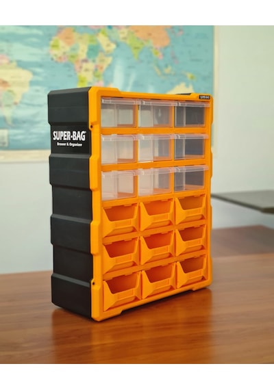 Superbag 18’Li Monoblok Çekmece Avadanlık Set Asr-6011