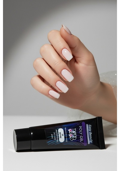 30ml Beyaz Protez Tırnak Jeli Poly Jel Tırnak Uzatma Jeli Polygel Polijel Poly Gel Beyaz