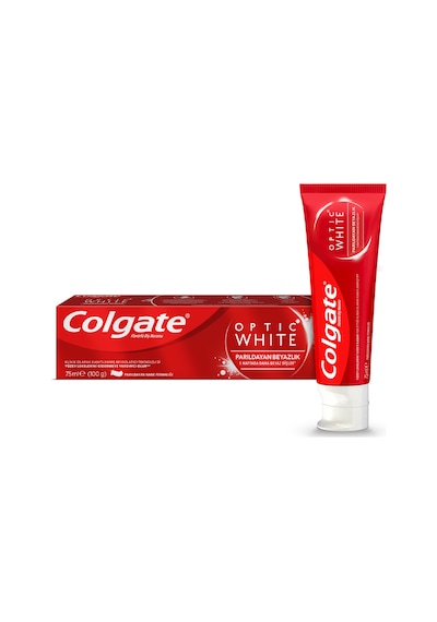Colgate Optic White Parıldayan Beyazlık Beyazlatıcı Diş Macunu 3 x 75 ML
