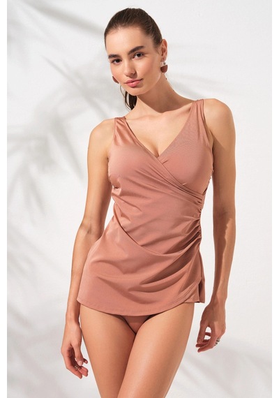 Pierre Cardin Mara Kruvaze Formlu Tankini Takım Bronz 231501