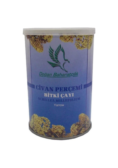 Doğal Civanperçemi Otu 100 Gr Teneke Kutu