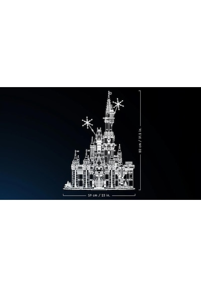 LEGO® Disney 43222 Disney Şatosu 4837 Parça
