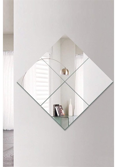Enc Home 25x25 Kare Cam Ayna Beyaz