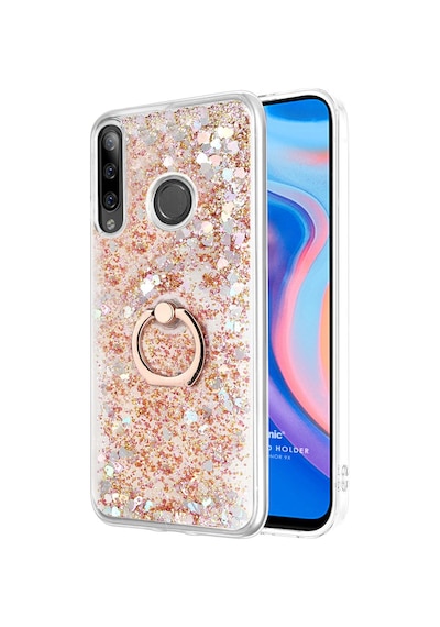 Microsonic Huawei Honor 9X Kılıf Glitter Liquid Holder