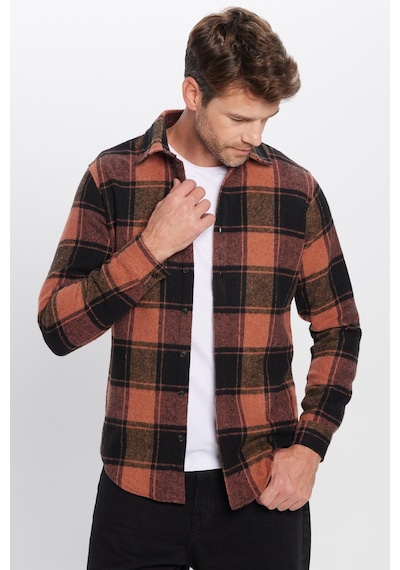 Tudors Erkek Slim Fit Dar Kesim Oduncu Kareli Kışlık Gömlek-31995 Çok Renkli Tudors Erkek Slim Fit Dar Kesim Oduncu Kareli Kışlık Gömlek-31995 Çok Renkli
