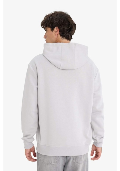 DeFacto Regular Fit Kapüşonlu Kanguru Cepli İçi Yumuşak Tüylü Basic Düz Sweatshirt X8283AZ24AUGR184 DeFacto Regular Fit Kapüşonlu Kanguru Cepli İçi Yumuşak Tüylü Basic Düz Sweatshirt X8283AZ24AUGR184