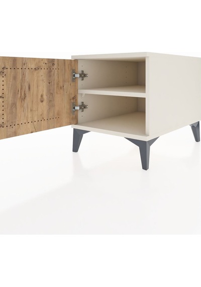 Kronos Komodin Tek Raflı Tek Kapaklı 44x59x48 Aytaşı-çam Aytaşı