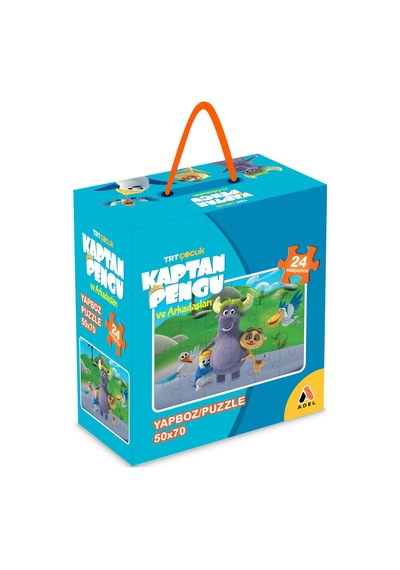 Adel Trt Çocuk Kaptan Pengu Ve Arkadaşları Yapboz Puzzle 24 Parça