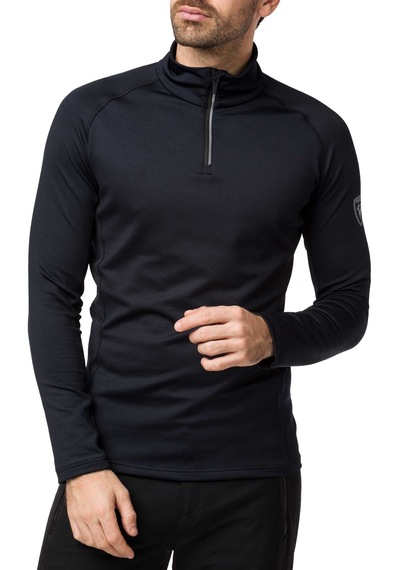 Rossıgnol Rossignol Classique 12 Zip Erkek Siyah İçlik Üst 10011