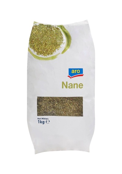 Aro Nane 1 Kg - Güneşte Kurutulmuş Taze Nane 5'li Avantaj Paketi - 5 Adet Tarı