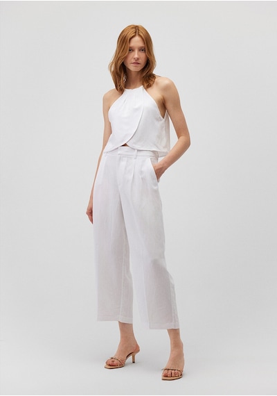 Mavi - Beyaz Culotte Pantolon 1010781-70057 Beyaz