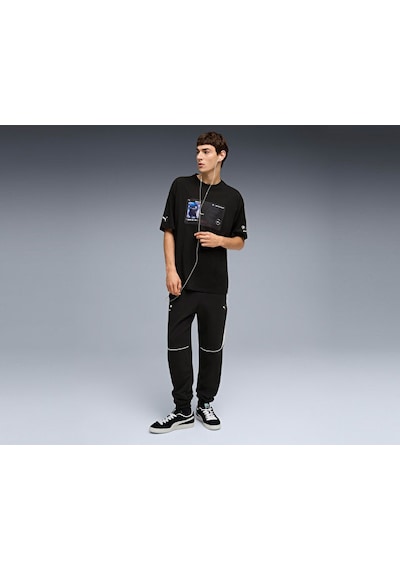 Puma Bmw Mms Lifestyle Tee Erkek Günlük Tişört 63542601 Siyah Siyah