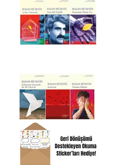 Hasan Hüseyin 6 Kitap Set + Okuma Sticker'ları