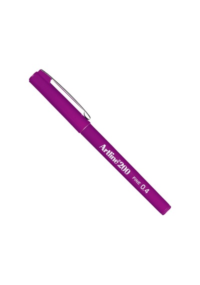 Artline Fine Writing Pen 0.4 Mm Eflatun Ek-200N 1 Adet