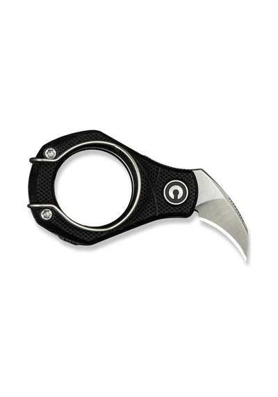 Civivi Pyrus Black G10 Handle Satin Finished 14c28n Blade Kamp Çakı Siyah