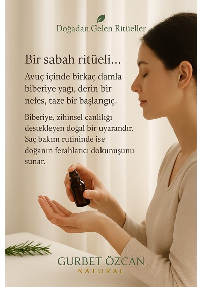 Gurbet Özcan Natural Biberiye Yağı 10 ML