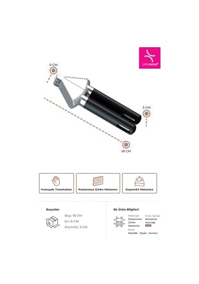 Twist Sarımsak Ezici 20cm