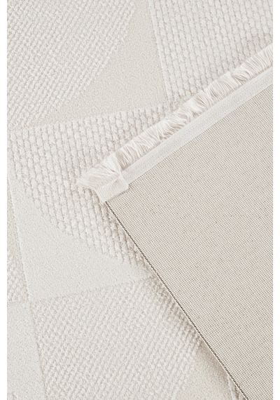 Woolhome Rozali 6005 Krem Akrilik Modern Salon Halısı Krem