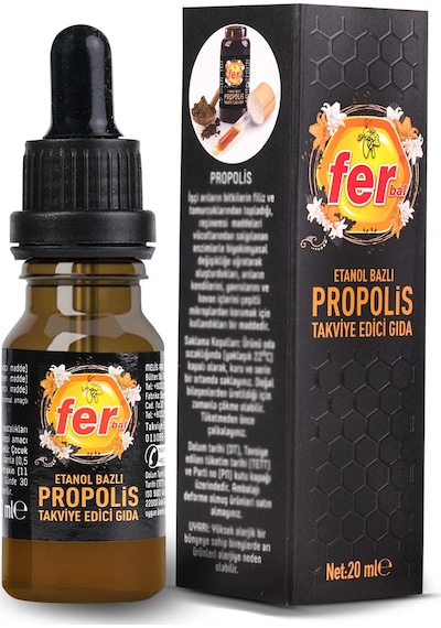 Fer Etanol Bazlı Propolis Takviye Edici Gıda 20 ML