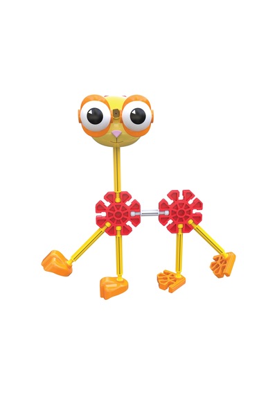 Kid K'nex 85613 Bina Seti-21 Parça Yaş 3+ Okul Öncesi Eğitici Oyuncak K'nex Safari Mates İnşaat Seti 21 Parça Yaş 3+ Eğitici Oyuncaklar Okul Öncesi, Çok Renkli