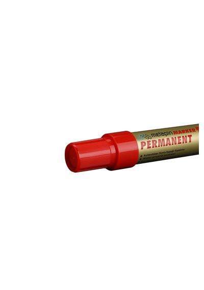 Metapin 10mm Permanent Koli Kalemi Kırmızı 10'lu