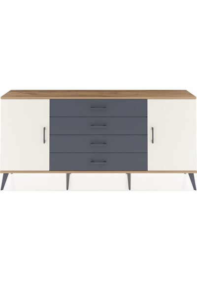Arges Konsol 2 Raflı 4 Çekmeceli 2 Kapaklı 176x30x83 Çam-aytaşı/antrasit Aytaşı/antrasit Arges Konsol 2 Raflı 4 Çekmeceli 2 Kapaklı 176x30x83 Çam-aytaşı/antrasit Aytaşı/antrasit