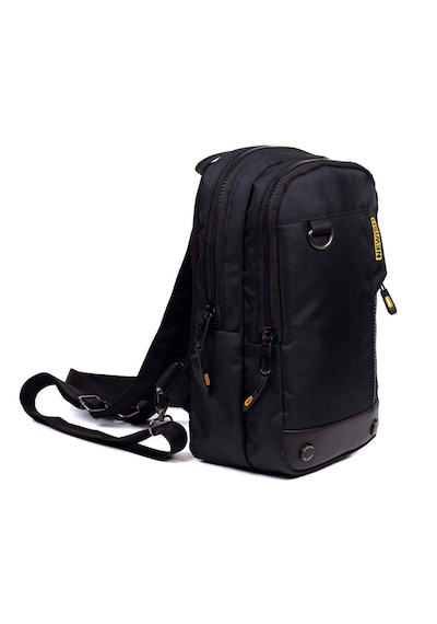 Newish Polo Tek Kol Çapraz Göğüs Omuz Sırt Çanta-body Bag Siyh Sr Siyah - Sarı